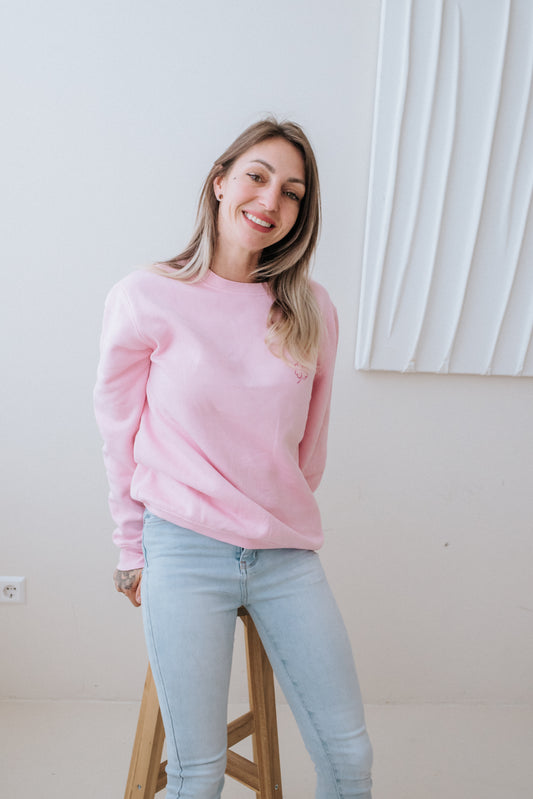 Klavertje - Roze Sweater