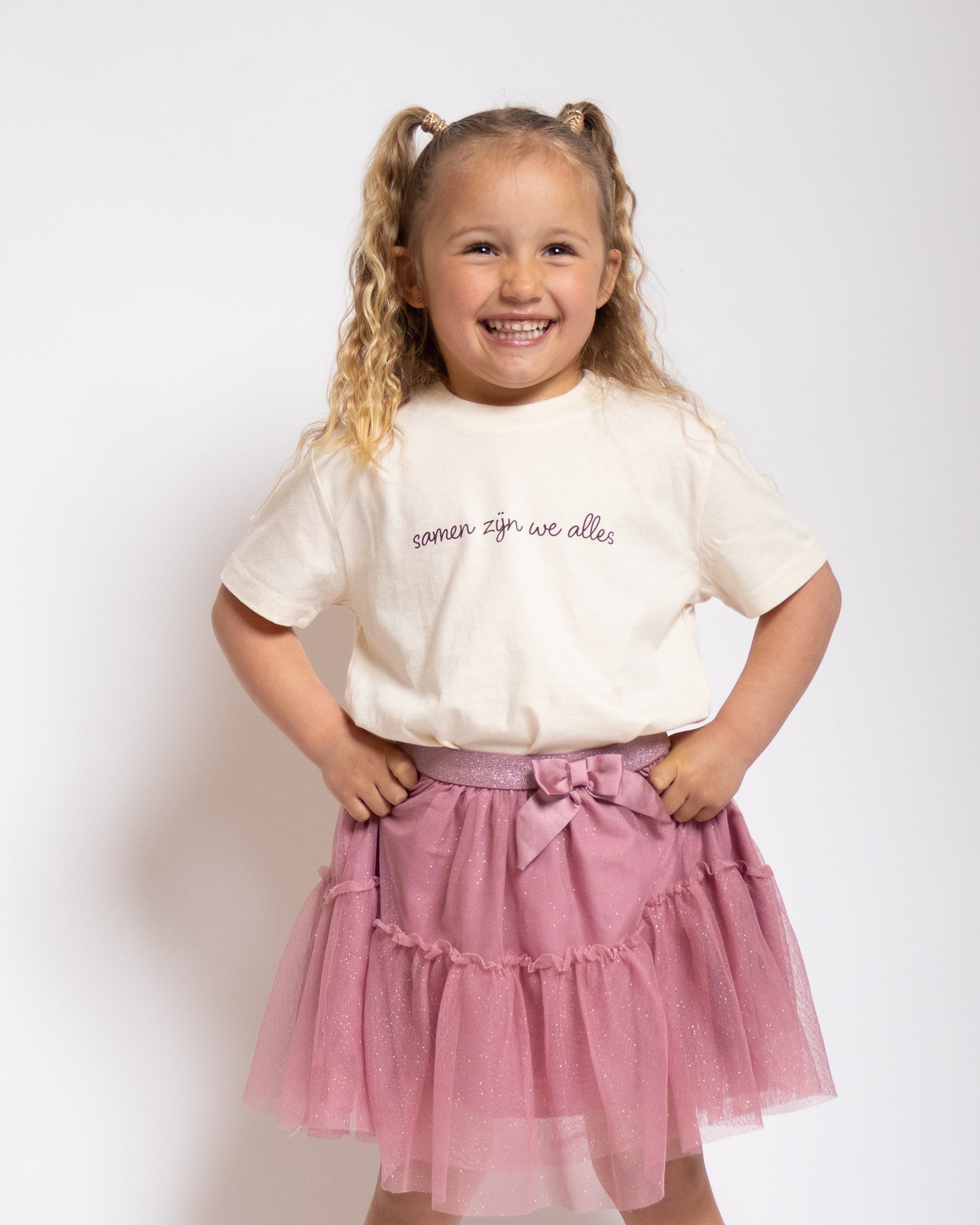 Kids 'Samen zijn we alles' Beige