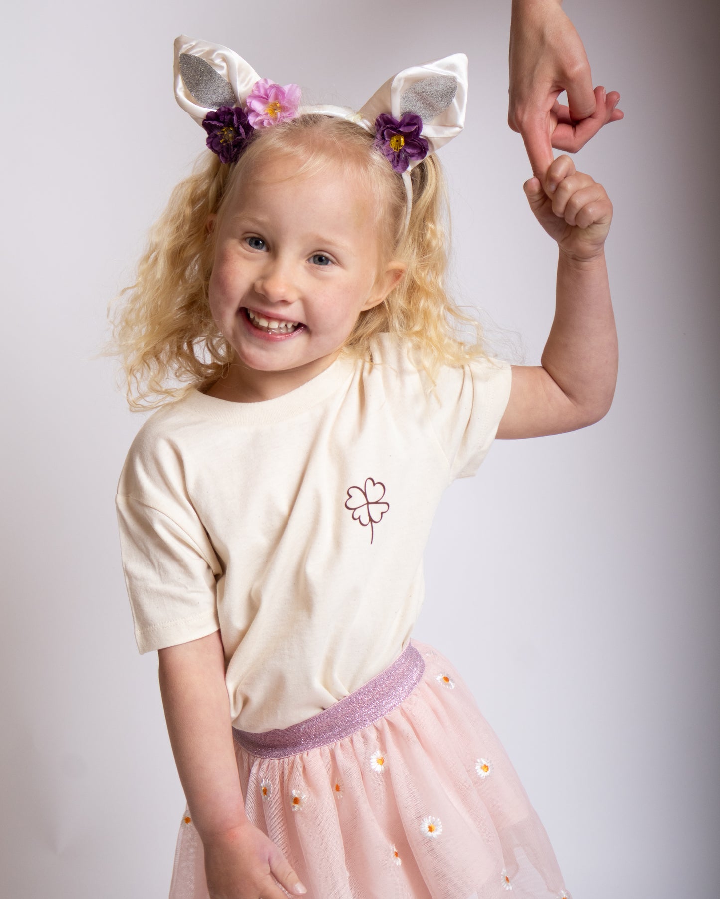 Kids Klavertje Beige