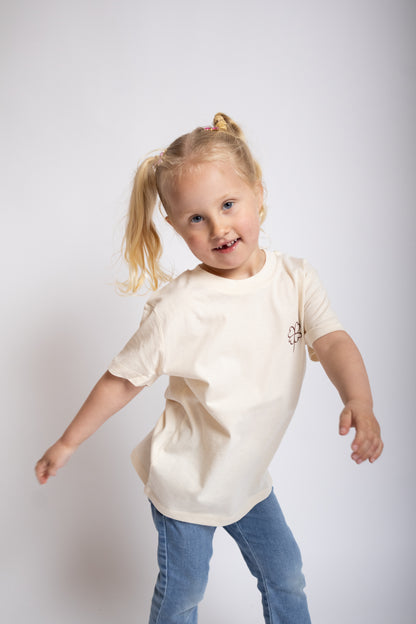 Kids Klavertje Beige