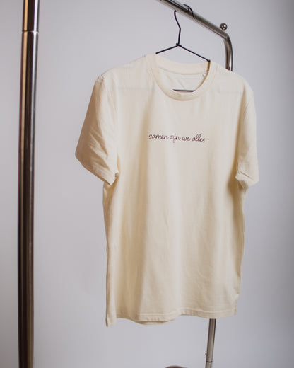 'Samen zijn we alles' Beige
