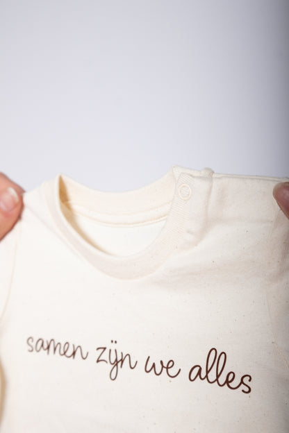 Baby 'Samen zijn we alles' Beige