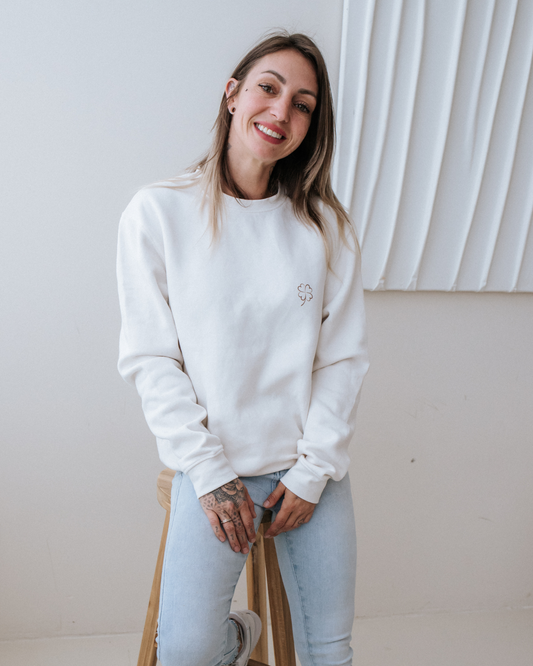 Klavertje - Beige Sweater
